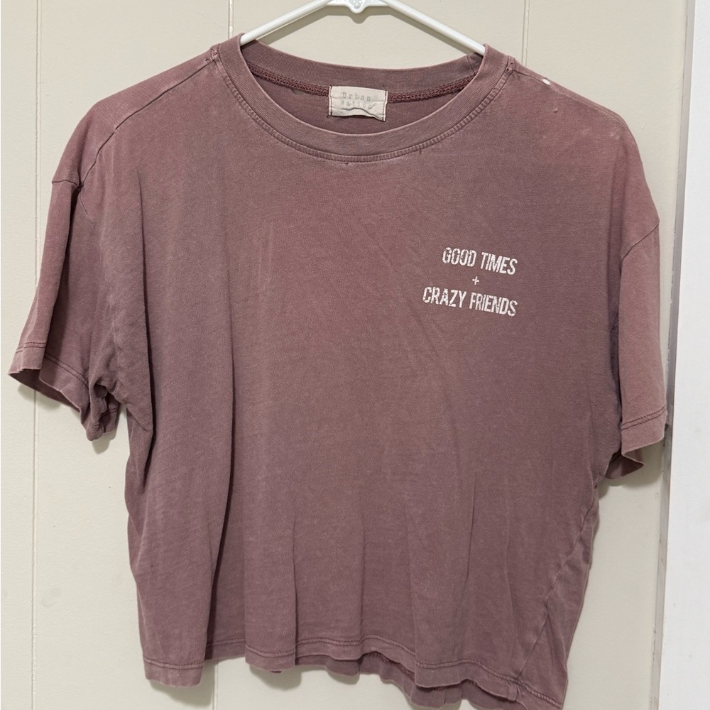 Urban Nation Mauve Crop Top